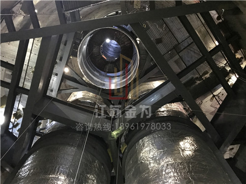 内蒙古创源电厂钢烟囱安装工程